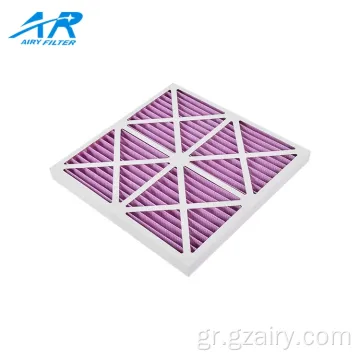 F7 Foldaway Havc Air Filter με πλαίσιο από χαρτόνι